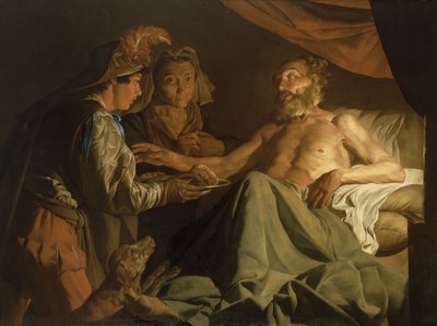 Issac Blessing Jacob, c.1600-50 by Matthias Stomer